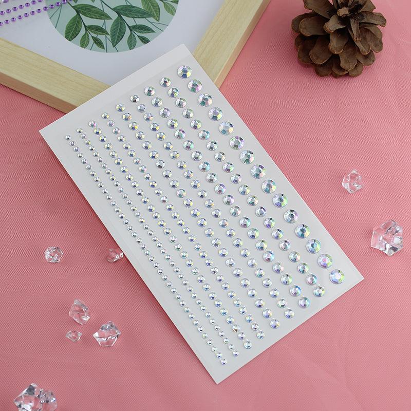 Алмазная кристаллическая татуировка-наклейка, блестящая подводка для глаз, макияж для бровей, лицо, глаза, алмазные татуировки, рок-горный хрусталь, 3D наклейки-подводка для глаз