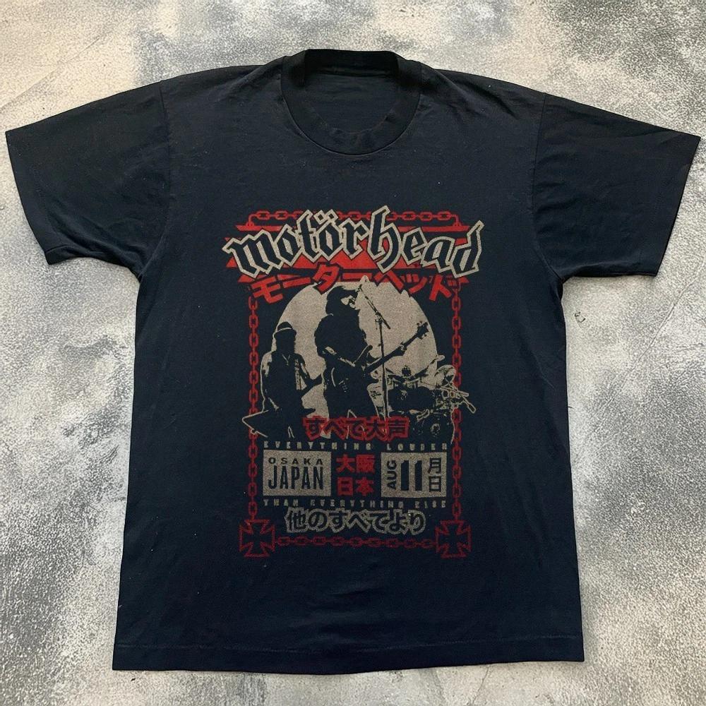 Motorhead Loud In Osaka Japan Tour Basic Unisex T-Shirt Size S-