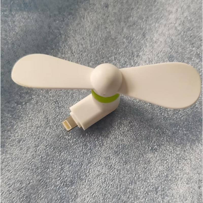 Apple Interface Mini Fan For Phones With Adjustable Head And Low Power Consumption