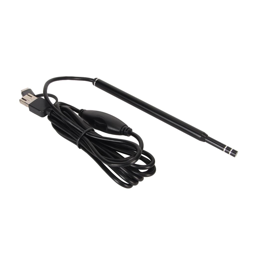 3 в 1 USB эндоскоп с 6 регулируемыми светодиодными лампами Гибкий HD эндоскоп для сотовых телефонов и планшетов