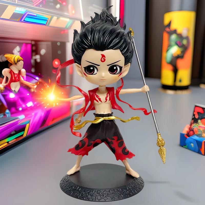 17СМ Изысканная Версия Третьего Принца Нэчжа, Прибытие Дьявольского Ребенка Аобин Фигурка Украшение Модель Машины