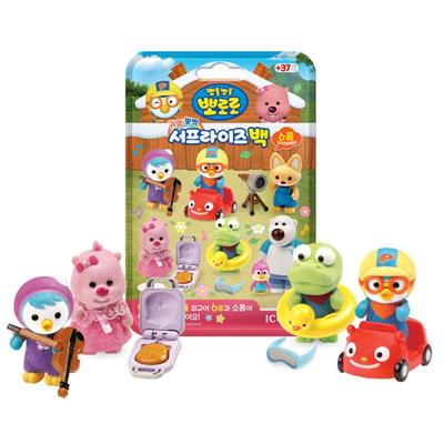 Pororo Surprise Bag Случайная фигурка (1 коробка 12 штук), корейские игрушки