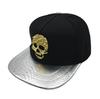 European and American new crocodile pattern PU leather baseball cap male trend hip hop skull flat brim hat street men and women
