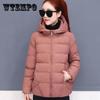 Fashion Increase Autumn and Winter Hooded Padded Jacket Coat Loose and Thin, All-match Lightweight Cotton Jacket Women's Short
