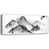 Canvas Print, Japanese Mountains