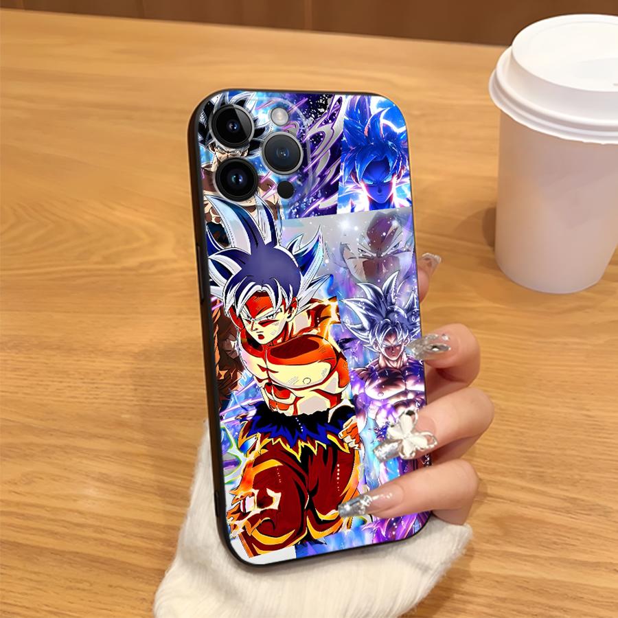 Чехол для iPhone XS Max XR 13 12 11 17 Pro Max 7 8 15 16 14 Plus 17Air Черный Мягкий Чехол для Телефона Dragon Ball Z Вселенная Goku