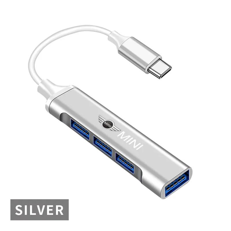 2025 Hot For BMW New 4IN1 Type C To USB A 3.0 HUB High Speed Multi Ports Splitter Adapter For BMW Performance F25 F26 F15 F16 E9