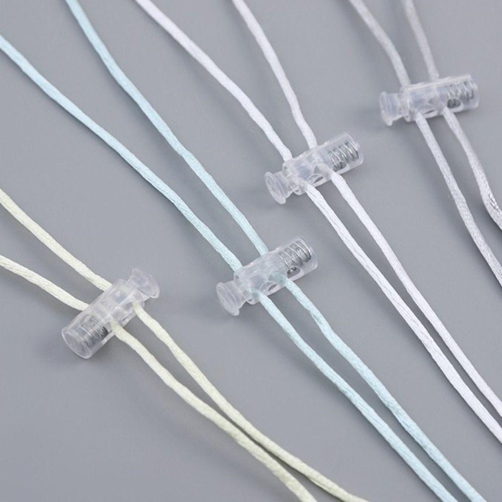 10pcs Anti-lost Hat Chin Cord Straps Adjustable Hat Retainer Sun Hat Lanyard Straw Hat