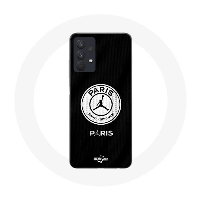 Coque - PSG - Samsung Galaxy A32 5G - Souple - Sportif - Noir