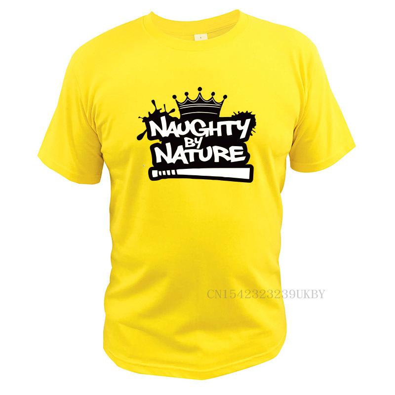 Naughty By Nature Tshirt American Hip Hop Tshirt Designer Crown Design Comfortable 100 Cotton Basic Tops