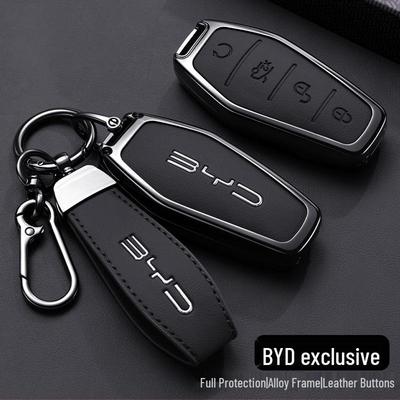 Премиальная сумка для ключей для моделей BYD Han EV, Qin Plus, Song Pro, Tang, Dolphin, E9 и Seal