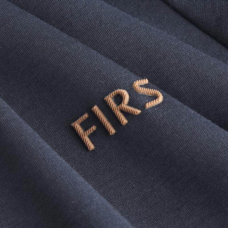 FIRS Men's 50-Count Xinjiang Cotton Color-Block Polo T-Shirt