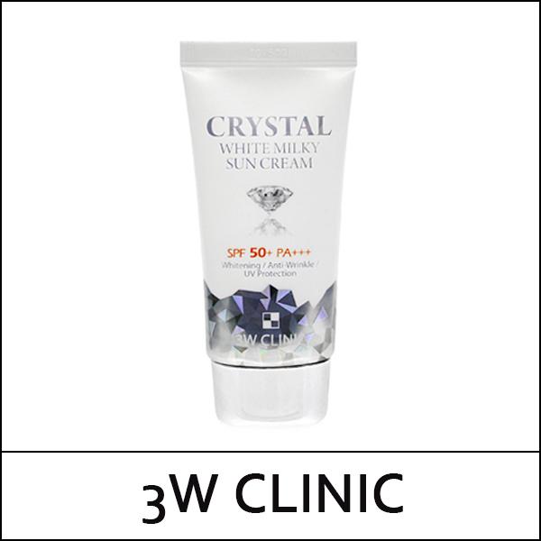 3w Clinic (b5) Crystal White Молочный солнцезащитный крем 50мл