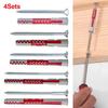 4Sets Two-Color Expansion Screw Serrated Thorny Drywall Drilling Plug  for Hollow Brick Foam Wall