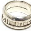 TIFFANY&Co. Atlas 2003 Wide Accessory Jewelry Ring SV925 Silver