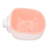 Premium Polymer Slow Feeder Bowl Hanging Crate Feeder Space-saving Pet Water Bowl  Indoor Feeding
