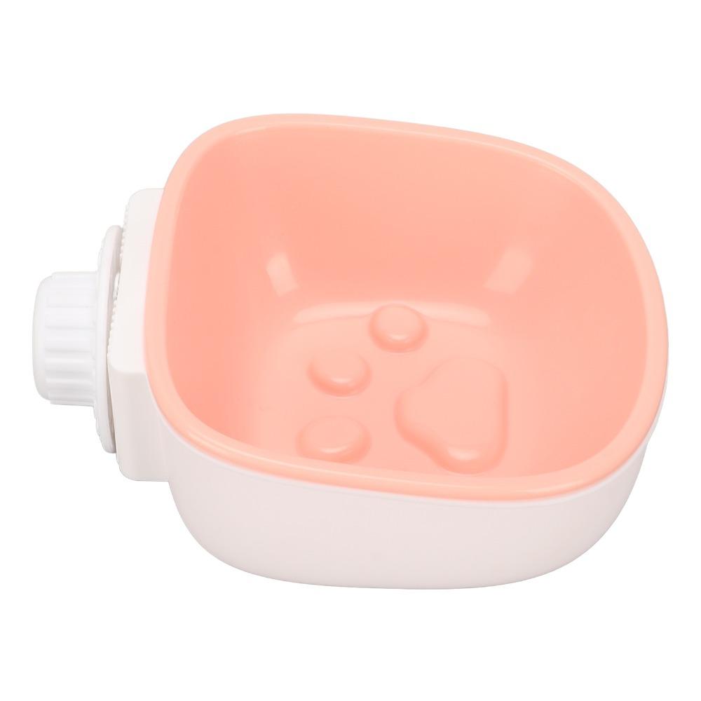 Premium Polymer Slow Feeder Bowl Hanging Crate Feeder Space-saving Pet Water Bowl Indoor Feeding