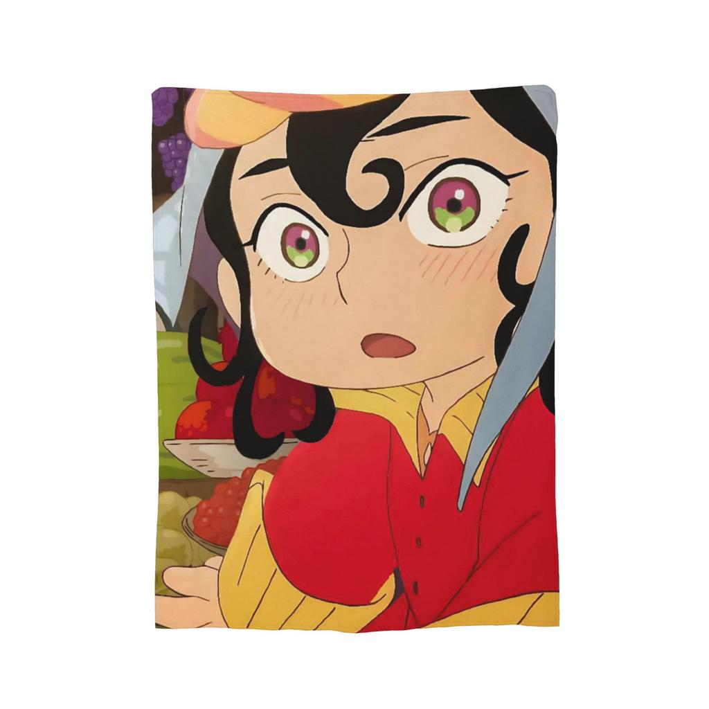 Tenmaku no Jaadugar Cartoon Blankets Fleece Throw Blanket Airplane Travel Personalised Soft Warm Bedspread