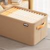 "Thickened Steel Frame Clothing Storage Basket for Home & Dorm Use"