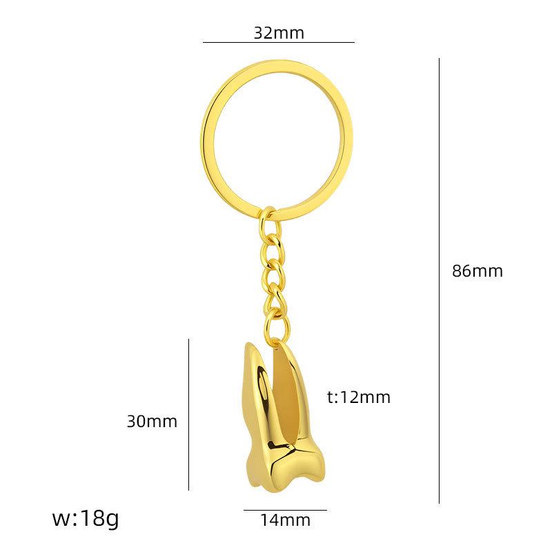 Креативный брелок для ключей с зубоврачебными инструментами: Имитаторы зубов, Зеркало для рта и Щипцы - Идеальный подарок стоматологу