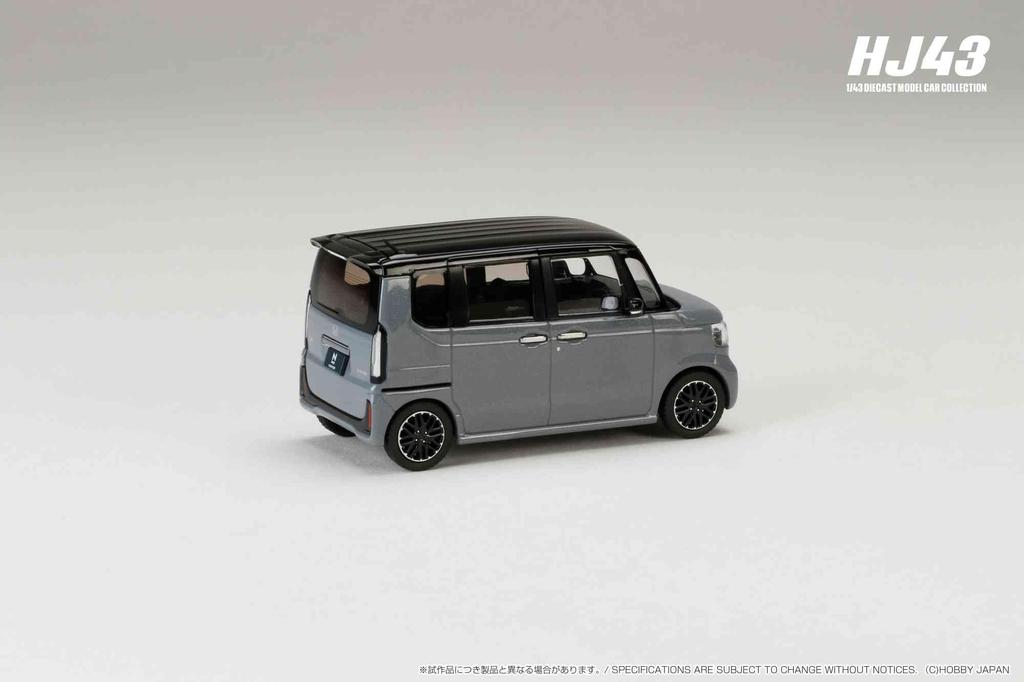 HJ43 Honda CUSTOM Slate Gray Pearl Black Finished Product 1/43 N-BOX &