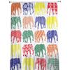 Animal Elephant Flower Silhouette Tulle Curtains For Living Room Sheer Curtain Bedroom Voile Decorative Window Treatments
