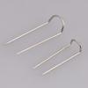 50 шт. металлических булавок, серебряных U-образных булавок для демонстрации ювелирных изделий, одеяла, аппликации, портнихи