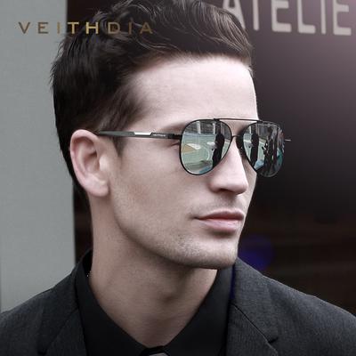 VEITHDIA мужские алюминиево-магниевые фотохромные солнцезащитные очки с поляризационными линзами UV400, аксессуары для очков, мужские солнцезащитные очки для мужчин 6699