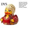 Статуэтка утки из смолы для домашнего декора Parton Memorial Duck, Фигурка Dolly, Статуэтка в стиле кантри-музыки, Ручная роспись фигурки музыканта на гитарную тематику, Декоративная