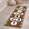 Colorful Hopscotch Play Mat Numbers Game Floor Rug NonSlip Kids Educational Carpet for Children Room Indoor Outdoor Gift
