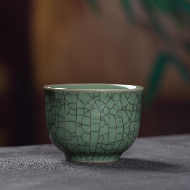 Celadon Ge Ware Ceramic Gongfu Teacup