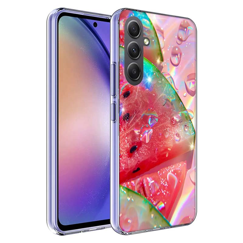 Летний фруктовый чехол для телефона с арбузом для Samsung A17 A37 A57 A07 A16 A26 A36 A56 A06 A02S A12 A22 A32 A52S A04S A14 A24 A34 A54 A0