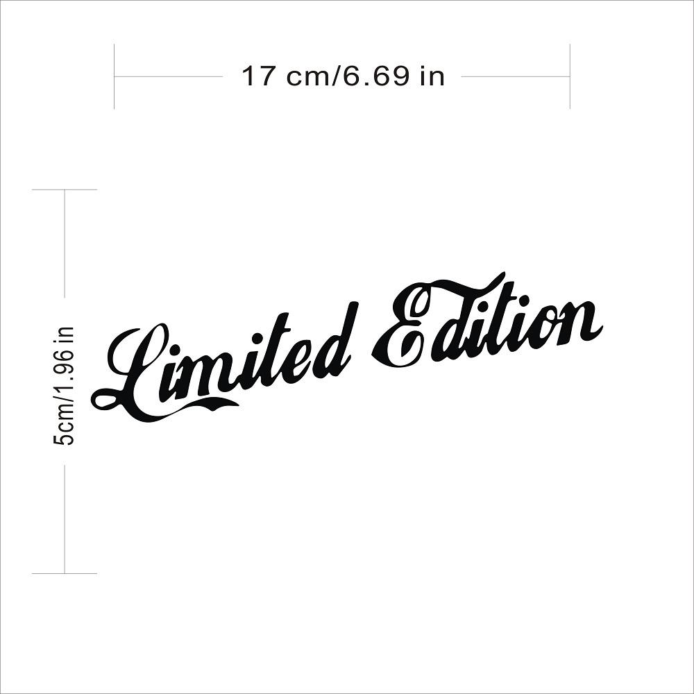 Styling Waterproof Reflective Car Accessories Window Limited Edition Car Stickers Auto-styling