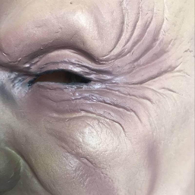 Ужас босс преступного мира смешной латекс полная голова старика маска