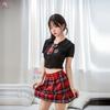 Sex Lingerie Sexy Pure Desire Uniform Seduction Cosplay Cute Plaid Student Outfit