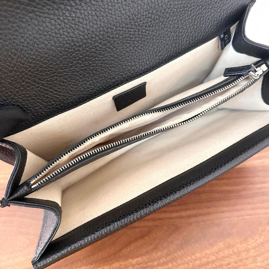 [Pre-Owned] Dionysus Versatile Solid Color Tiger Head Buckle Chain Leather Handheld Crossbody Shoulder Bag Small - Good #72GG6Y