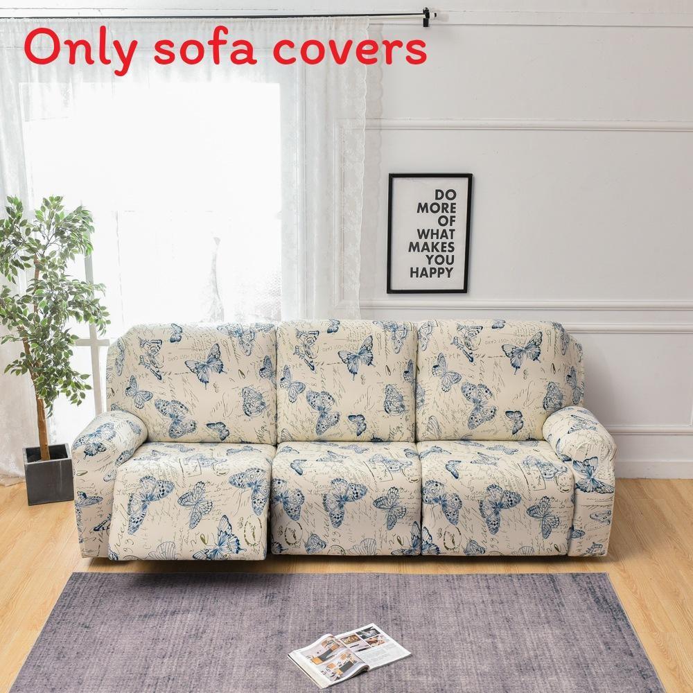 Modern Stylish Single Seat Recliner Cover Full Coverage Thick Fabric Protector