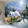 Bedroom Living Room Room Home Decor Tapestry Christmas Wall Hanging Room Decor Backdrop Fabric