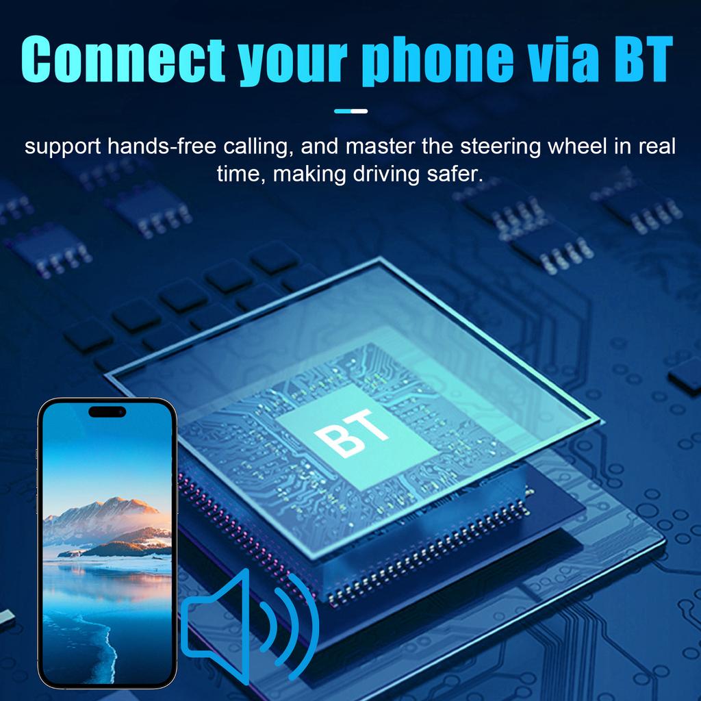 7-дюймовая автомобильная стереосистема с одним DIN и телескопическим сенсорным экраном, FM-радио, поддержка BT MP5-плеера