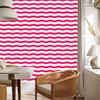 Wallpaper Stripes white and pink, powder pink background for living room and bedroom 50x1000