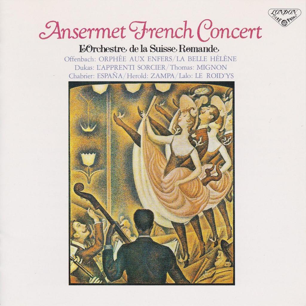 CD ANSERMET (ERNESTO), OFFENBACH, DUKA - Heaven and Hell/French Music Concer KICC8263 Japan ObiClassical Used