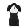 New Sexy Lingerie Seduction Maid Maid Cute Uniform Combination Set Short-sleeved Dress