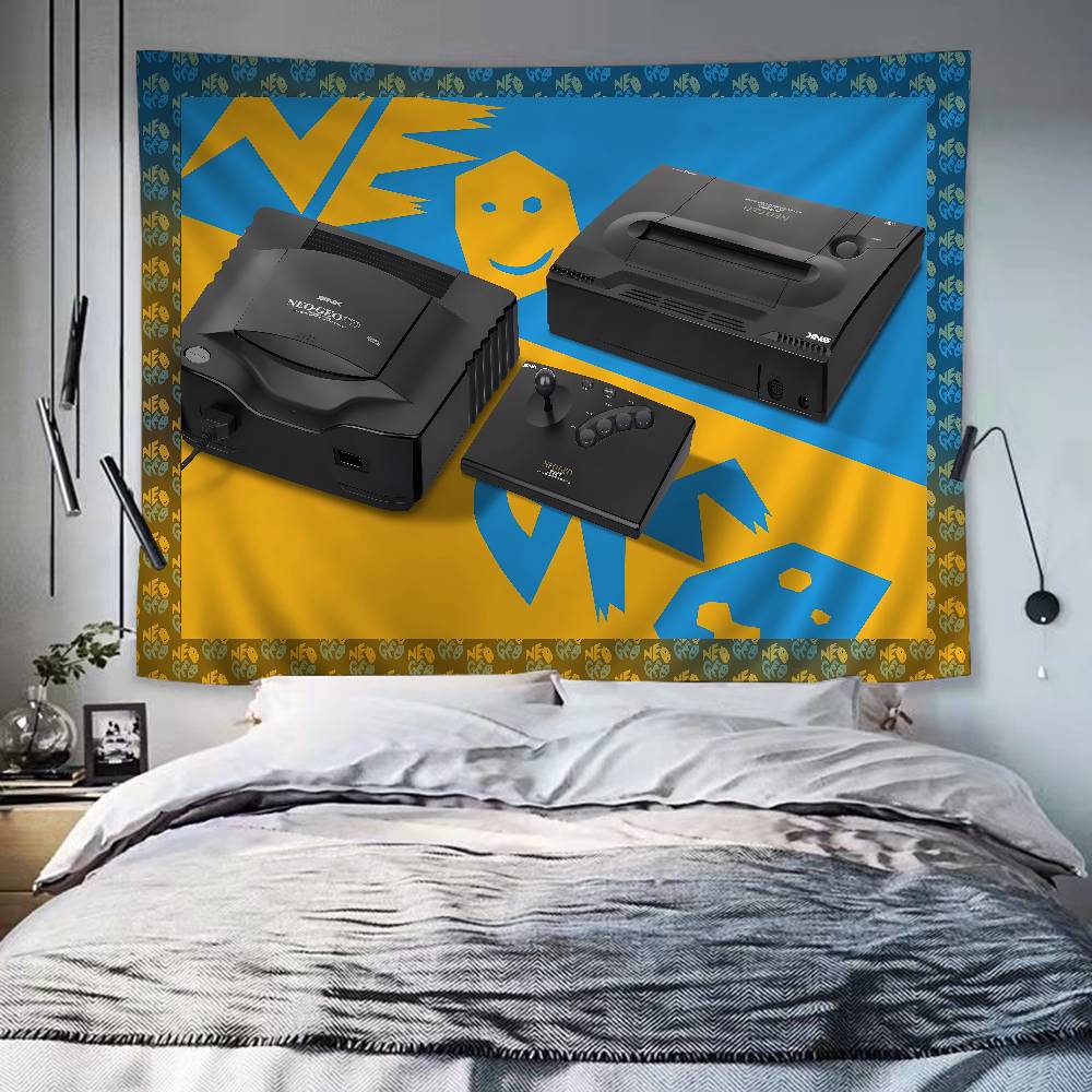 SSNK NNeogeo Neo Geo Printed Large Wall Tapestry Wall Hanging Decoration Household Decor Blanket