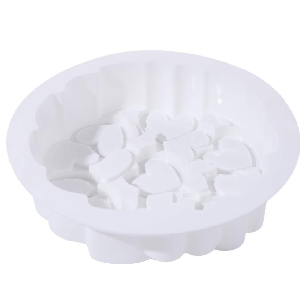 Easy To Demold Heart Silicone Molds Silicone Mousse Moulds Easy To Clean Cake Mould Party