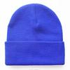Multi color solid color knitted hat, woolen hat, brimless pullover hat, rolled edge cold weather hat, customizable