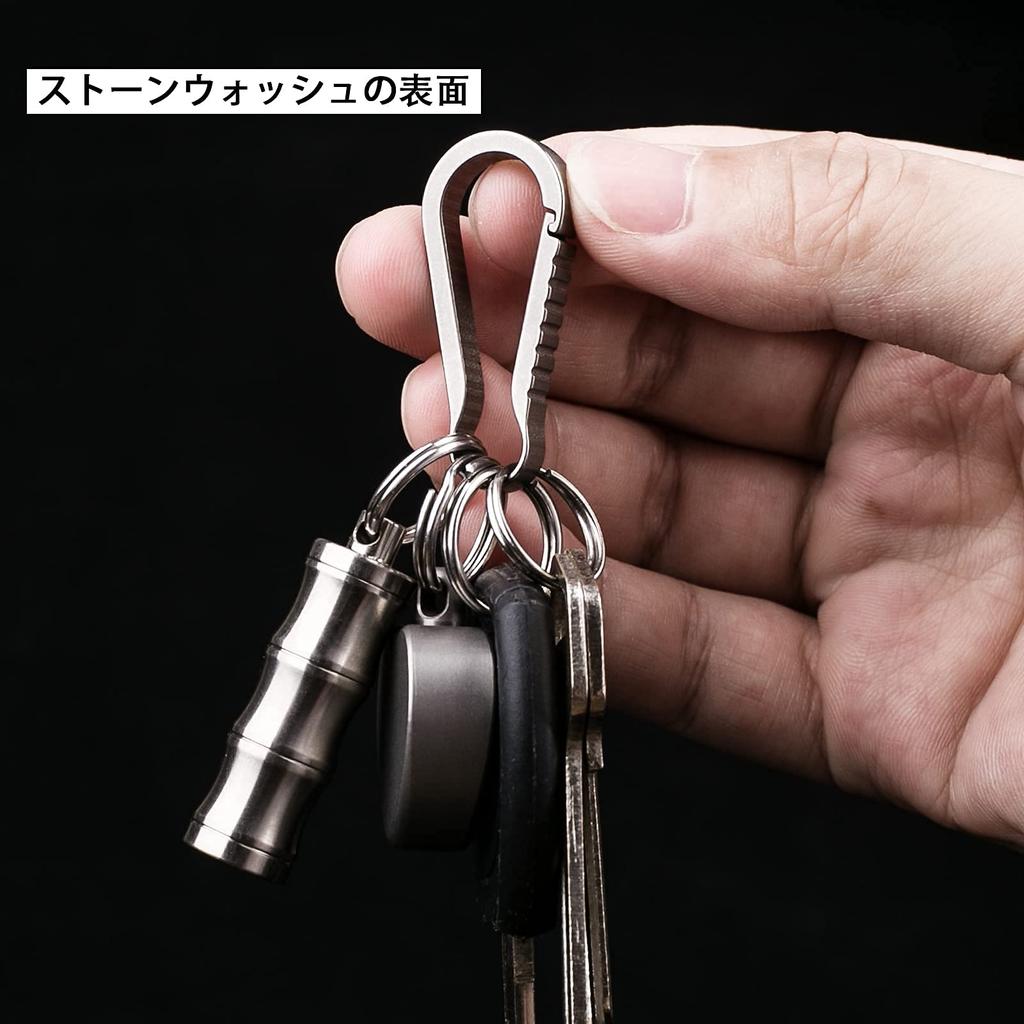 [TIMULTI] Титановый карабин, небольшой брелок, держатель для ключей, быстросъемный крючок для ключей, петля для ремня рюкзака, стильный, предотвращает потерю, легко устанавливается и крепится