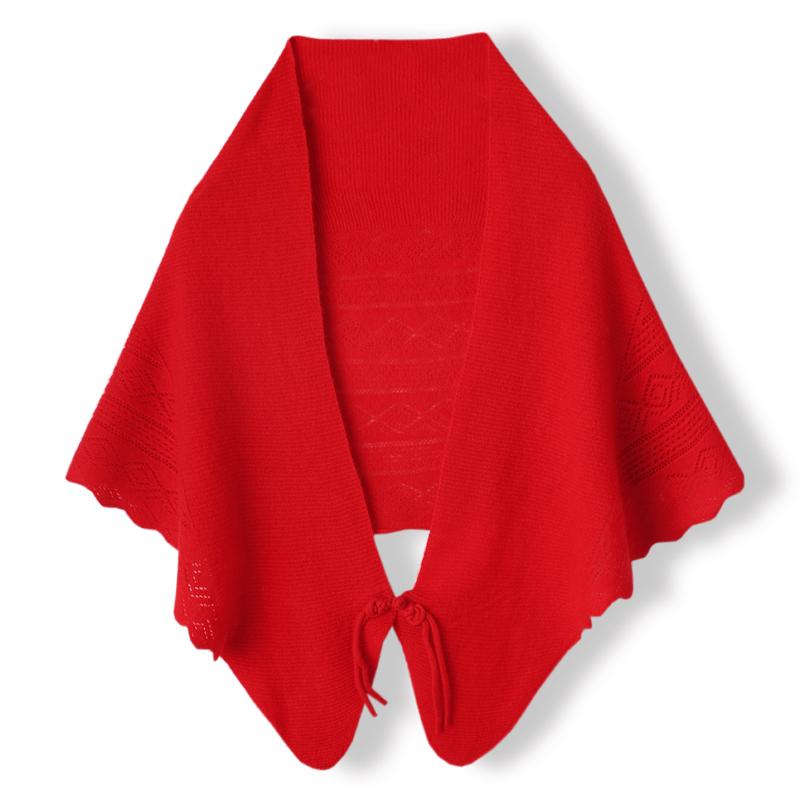 Шаль-накидка с пуговицей-китайским узлом 100% шерсть Женские вязаные накидки на плечи Шарф Кейп Мягкий теплый для шеи Каппа Уютная осенняя мода Мантии