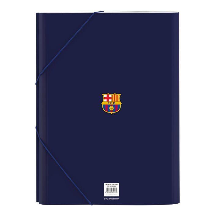 Classeur folio trieur - Safta - 26x36,5 cm - Bleu/grenat - 12 compartiments - Couverture rigide