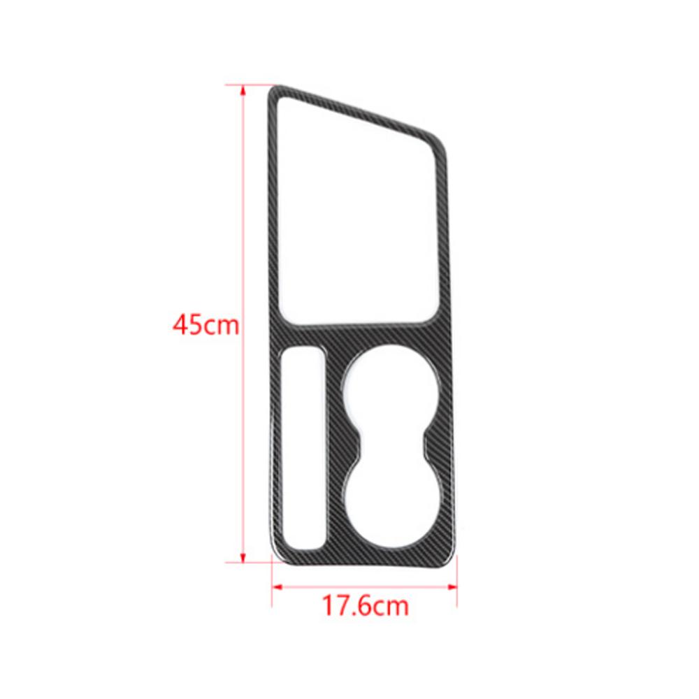 Автомобильная панель переключения передач, декоративная накладка для Dodge Challenger 2009 2010 2011 2012 2013 2014, интерьер из углеродного волокна