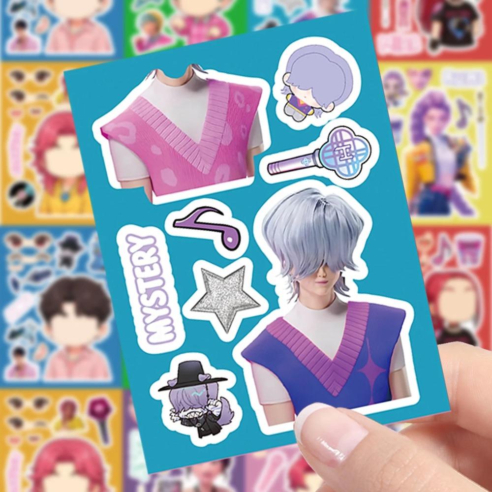 C 8/16 шт. KPop Наклейки Охотники на демонов - Декоративные наклейки для чехлов телефонов, ноутбуков и журналов подарок на день рождения для ребенка